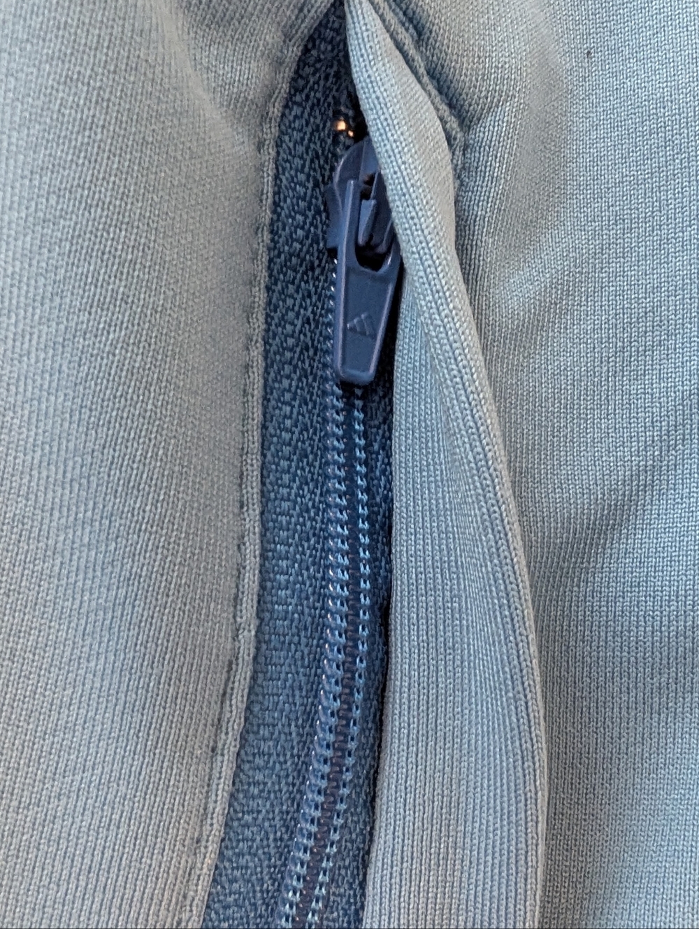 ADIDAS Track Jacket Vintage Blue Zip Up XL 90s Retro - Picture 8 of 12